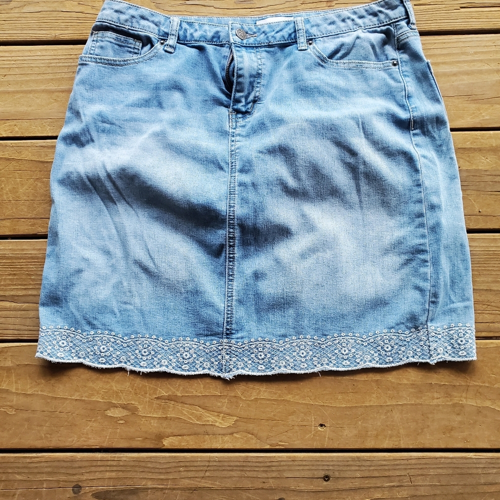 Westport Jean Skirt